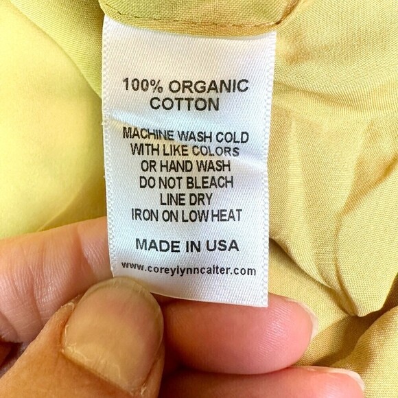 Corey Lynn Calter Dylan Skirt in Honey Mustard Yellow NWT Size Large - Picture 3 of 4